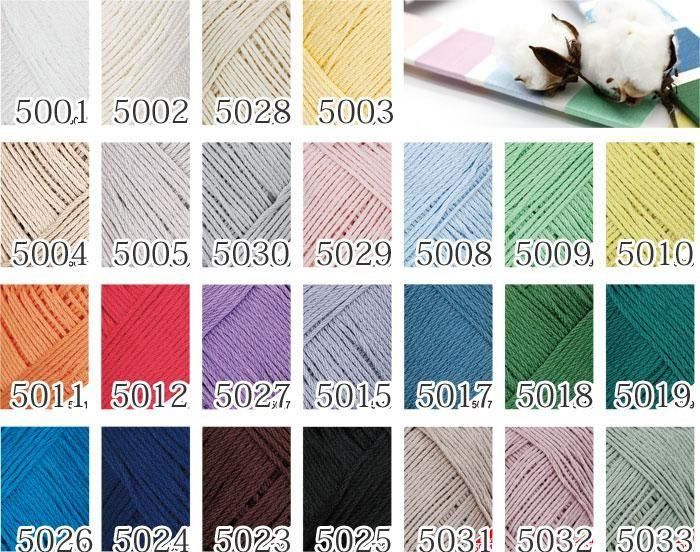 Amazon | 元廣 スーピマコットン スキー毛糸 col.5009 黄緑 系