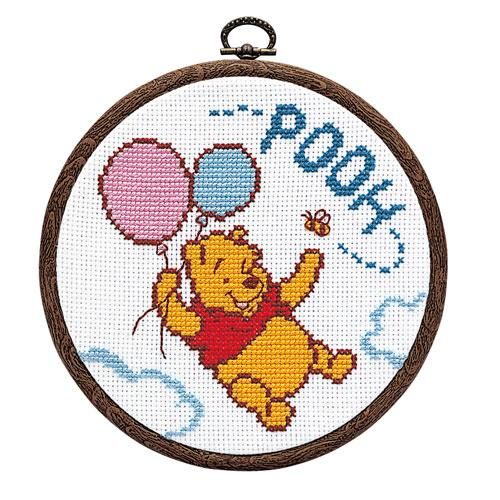 オリムパス ディズニー刺しゅうキット 空飛ぶプーさん【刺繍 オリムパス ディズニー刺しゅうキット 空飛ぶプーさん【刺繍