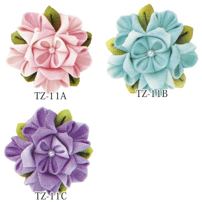 オリムパス はじめてのつまみ細工 あじさいのブローチ キット