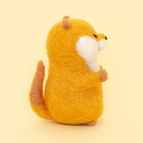 ニードルフェルトで作る 可愛い嘘のカワウソ キット - けいとのコーダ
