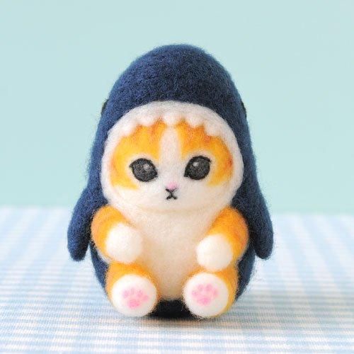 ハマナカ mofusand（モフサンド） ニードルフェルトで作るサメにゃん