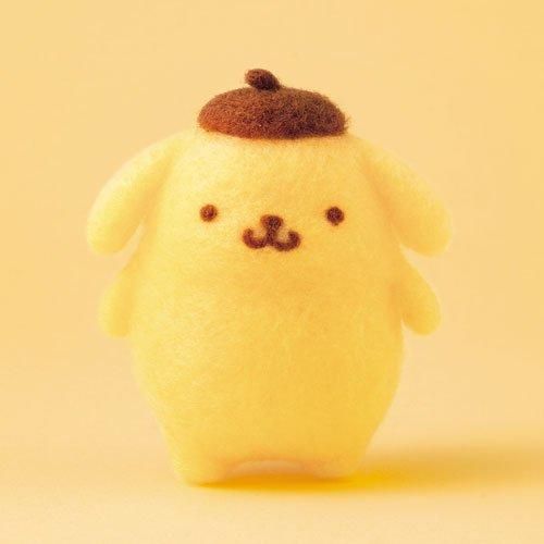 ハマナカ サンリオ ニードルフェルトで作るPompompurin（ポムポム