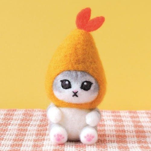 羊毛フェルト アートドール パポテ パニエさん 羊毛フェルト アートドール パポテ ネージュさん