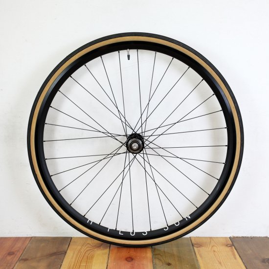 Wicked Custom Wheel / H Plus Son Archetype Rim × Phil Wood Low flange track  Rear hub - WICKED Custom Handbuilt Bicycle Wheels