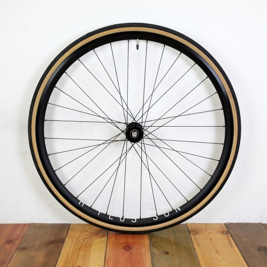 Wicked Custom Wheel / H Plus Son Archetype Rim × Phil Wood Low flange track  Front hub - Custom Handbuilt Bicycle Wheels WICKED