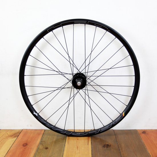 Wicked Custom Wheel / HED Belgium Plus Rim × Phil Wood High Flange Track  Hub Rear - WICKED Custom Handbuilt Bicycle Wheels