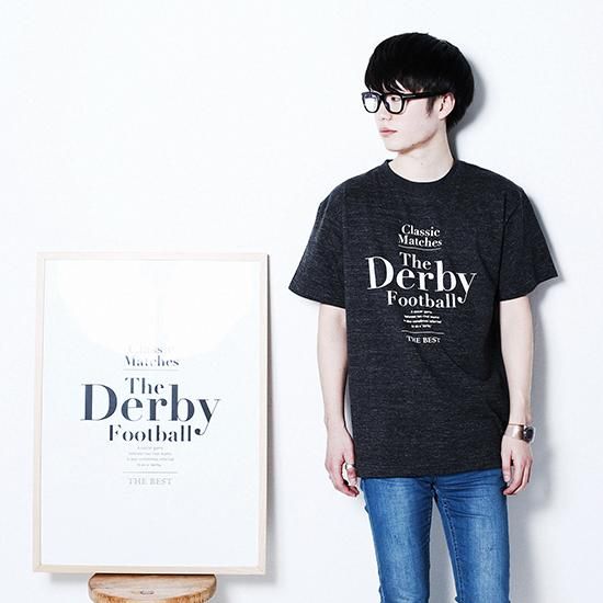 コーデクラフィー videography サッカーTシャツ The Derby - heather black - デザインサッカーTシャツ