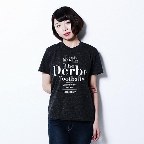 コーデクラフィー videography サッカーTシャツ The Derby - heather black - デザインサッカーTシャツ