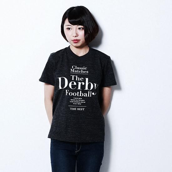 The Derby - heather black - デザインサッカーTシャツ