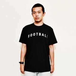 Football Typo. - black