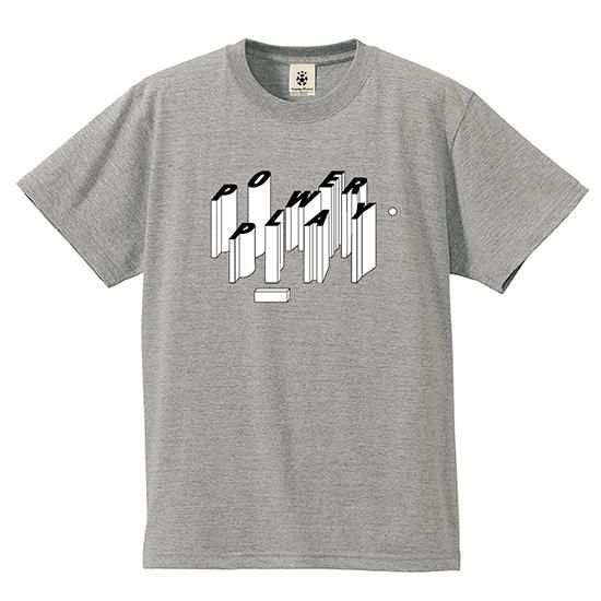 Power Play - moku gray - デザインサッカーTシャツ｜EVERYDAY