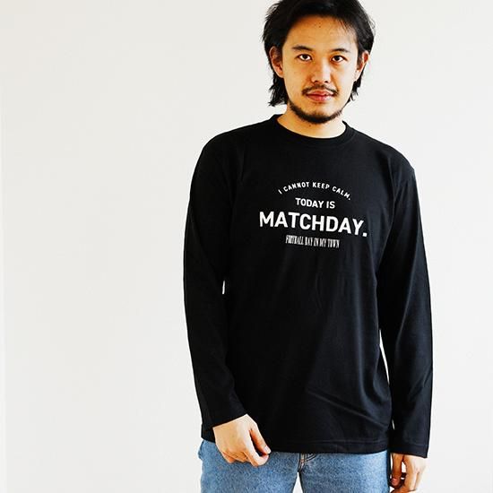 Today Is Matchday LS - black - デザインサッカーTシャツ