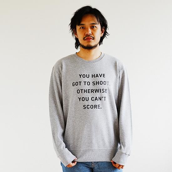 Football Code By J.C. SWEAT - moku gray - デザインサッカーT