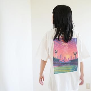 Football In My City - sunset - vanilla white<img class='new_mark_img2' src='https://img.shop-pro.jp/img/new/icons14.gif' style='border:none;display:inline;margin:0px;padding:0px;width:auto;' />