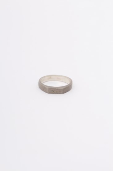 TABOO / Logo Mark stand Ring  / Silver