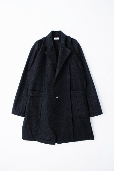 POTTO  / wool coat / bk