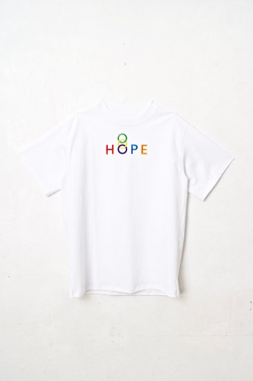 kudos /HOPE T-SHIRT /white