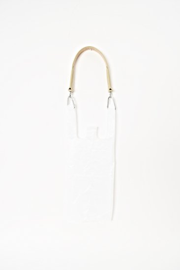 beta post / plastic bag handle / white