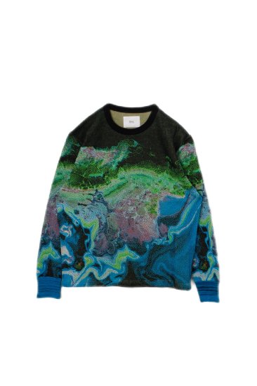 HATRA / Ink scape sweater /fjord