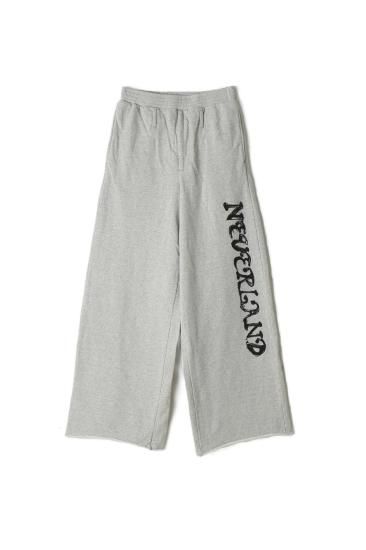 NEVERLAND BAGGY SWEAT PANTS  gray