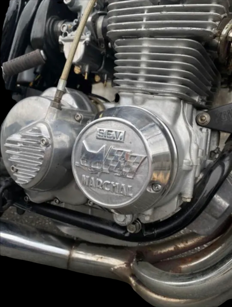 CB400F ポイントカバー マーシャル 当時物 - エンジン、冷却装置 CB400F ポイントカバー マーシャル 当時物 - エンジン、冷却装置