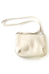 XTS White Shoulder Leather バッグGOLD×SILVER［SALE］