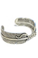 Double Feather Bangle (Silver)【夏セール】