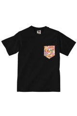 Lovebite Clothing Pocket Tシャツ Candy Hearts (Black)【夏セール】