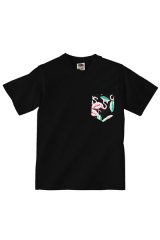 Lovebite Clothing Pocket Tシャツ Flamingo (Black)【夏セール】