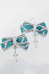 XTS China BlueWhite Ribbon Earring【夏セール】
