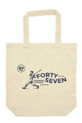 47եƥ֥ Forty Seven Logo Print Cotton Tote