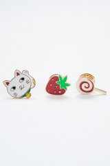 Pin Badge Set (Sweet Cat)【夏セール】