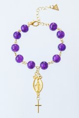 XTS Saint Rosary Bracelet (Purple)【セール】