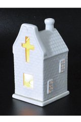 Church Aroma Candle Pot (White) *sale_