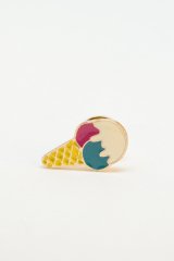 Single Pin バッジ Ice Cream［SALE］