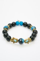 XTS Hamsa Bracelet (Blue/Gold)【セール】