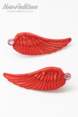 XTS Twin Wings Hair Pin Set (Red)【セール】