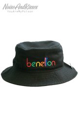 BENETTON Multi Color バケットハット BLACK［SALE］