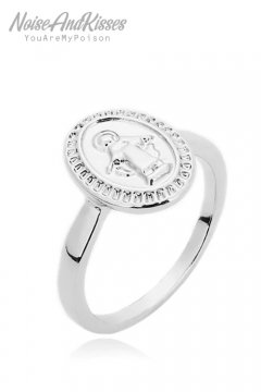 Guadalupe Angel Medal Point Ring (Silver)【セール】