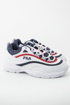 FILA FILARAY Sneaker (White/Navy/Red)【セール】