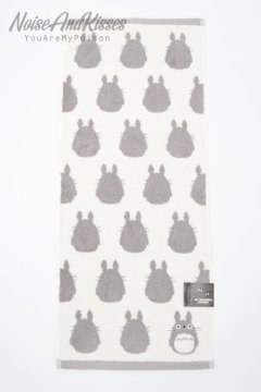 となりのトトロ (My Neighbor Totoro) Face Towel (大トトロシルエット)