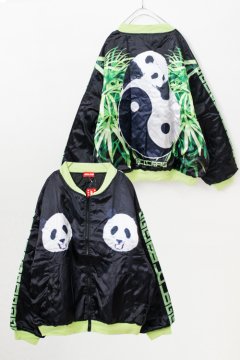 [sale] ACDC RAG Printed Light Jacket Panda Black
