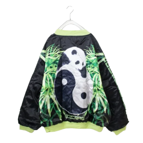 ACDC RAG Printed Light Jacket Panda BlackSALE