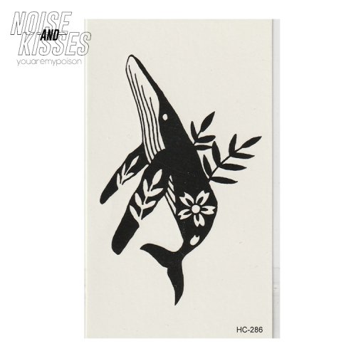 Tattoo Sticker Sheet (Whale)【セール】