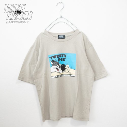 TWEETY PIE 半袖 Tシャツ Gray Beige  [sale] [BF990円均一]