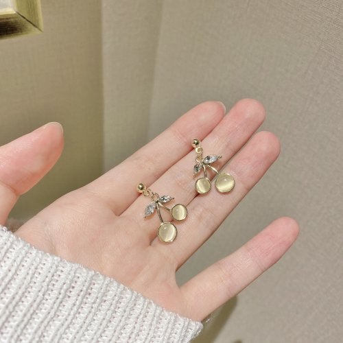Cherry Earrings (Gold)【夏セール】