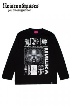 MISHKA PARALLEL WORLDS L/S Tシャツ (Black/91511BLK)  [sale]