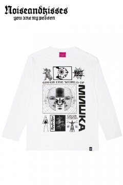 MISHKA PARALLEL WORLDS L/S Tシャツ White/91511WHT ［SALE］