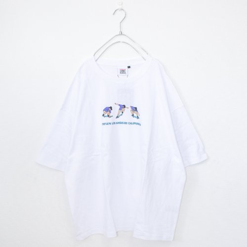 VISION STREET WEAR オーリープリント オーバーサイズ Tシャツ WHITE 白  [sale]