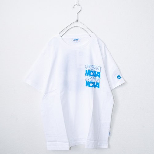NCAA ロゴTシャツ [KM0053 SS21] ユニセックス 半袖Tシャツ WHITE ［SALE］